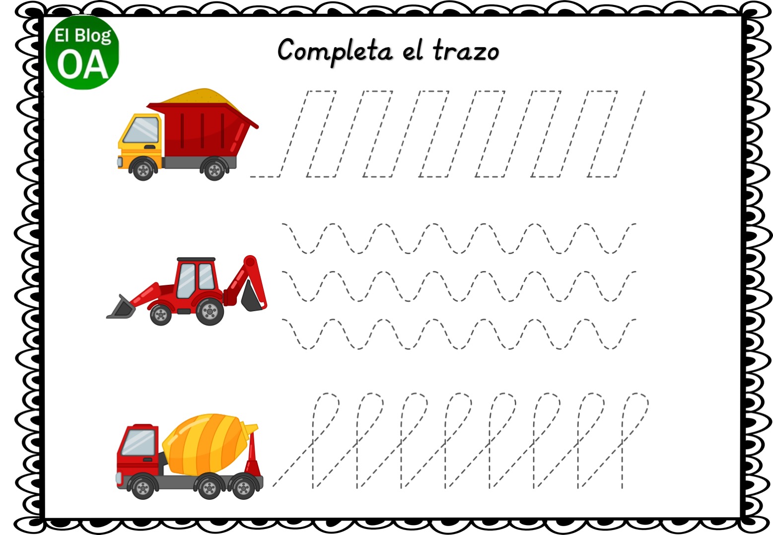 Fichas De Grafomotricidad Para Imprimir 4 Y 5 Años Web 4a6