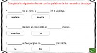 A continuación os traemos un ejercicio de competencia lengüistica, en el que además de la comprensión lectora se trabaja la conciencia sintáctica a través de la lectoescritura. En esta actividad […]