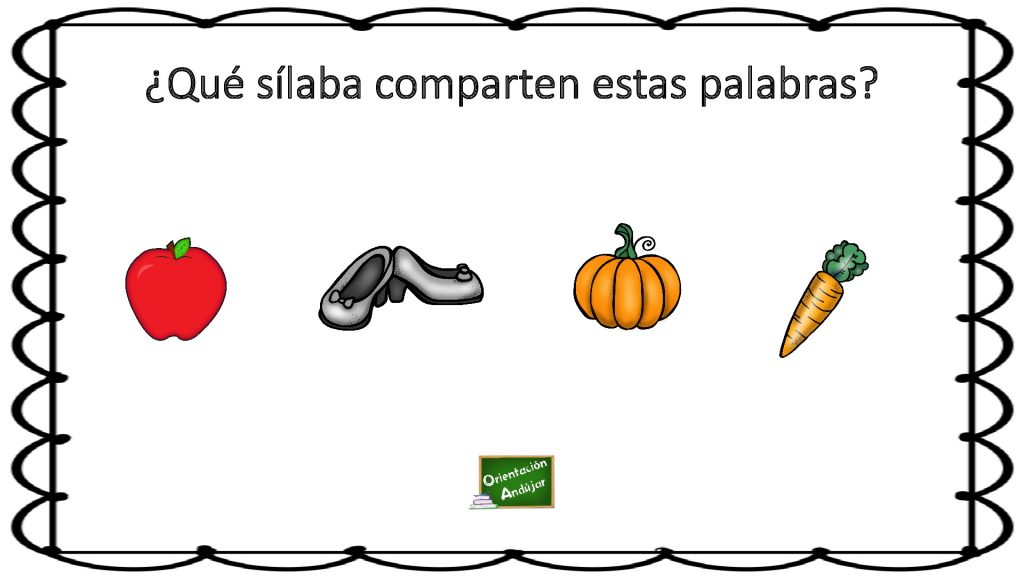 A continuación os traemos un ejercicio de conciencia fonológica, que consiste en identificar la sílaba que comparten una serie de palabras representadas por dibujos; por lo tanto la importancia reside […]