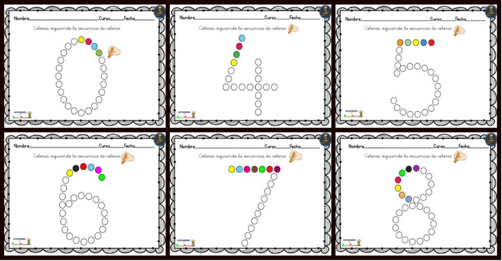 Trabajamos las series Coloreando y aprendiendo los números Trabajamos con números.  Secuencia de colores Descarga el recurso en formato PDF Actividades-para-trabajar-la-atencion-con-la-secuencia-de-colores-1-6 Actividades-para-trabajar-la-atencion-con-la-secuencia-de-colores-7-11