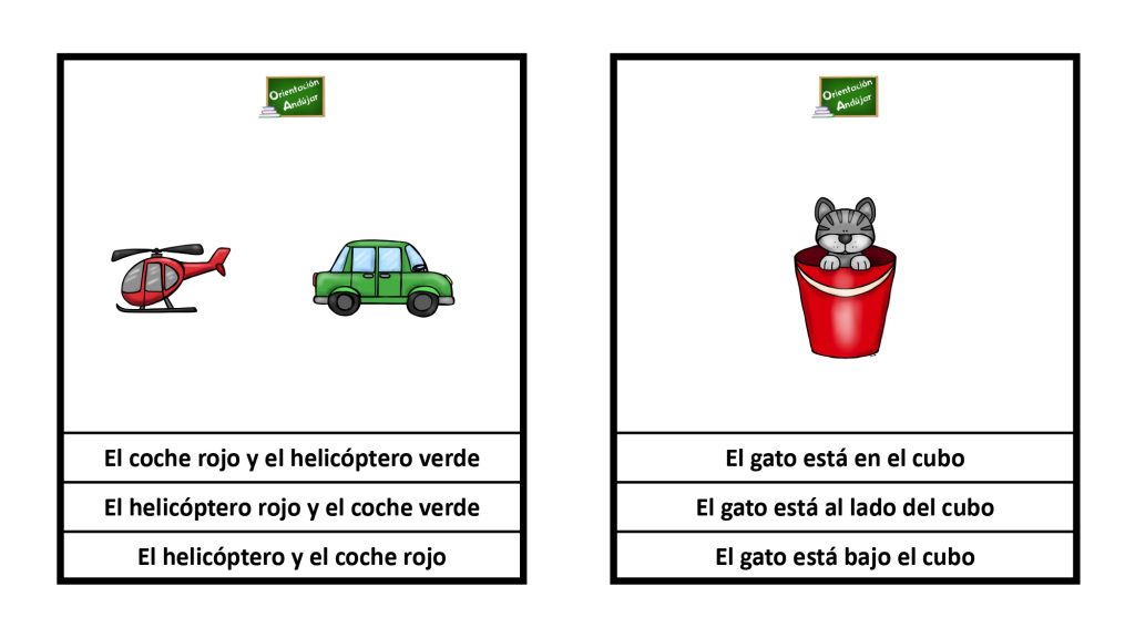 Comprensión Lectora frases cortas: Marca la frase que corresponda con el dibujo. La siguiente actividad de comprensión lectora consiste en identificar de las tres opciones, la frase que corresponda con el dibujo de arriba.