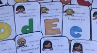 Tarjetitas para trabajar vocabulario en clase, «Di palabras que empiezan por la letra». Un material muy útil para vuestras clases.