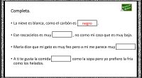 Hoy os traemos esta actividad de lengua para trabajar la comprensión lectora y la conciencia semántica a través de las palabras opuestas. Hay que completar las frases con un adjetivo […]