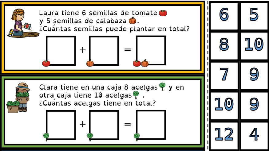 Con la divertida temática  el huerto escolar,   aprovechamos los intereses para otras áreas. Material para iniciar la comprensión de problemas de sumas y su resolución. ✍? Facilitamos la lectura y […]