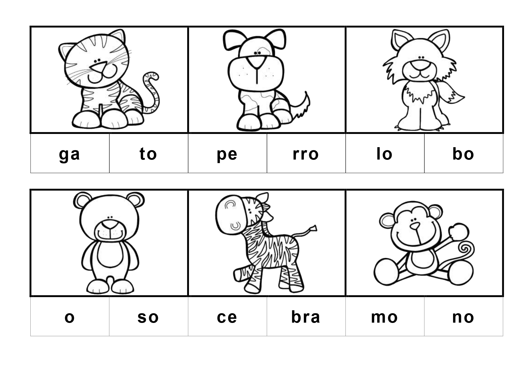 30 PUZZLES SILÁBICOS ANIMALES CONCIENCIA FONOLOGICA_page-0007 ...