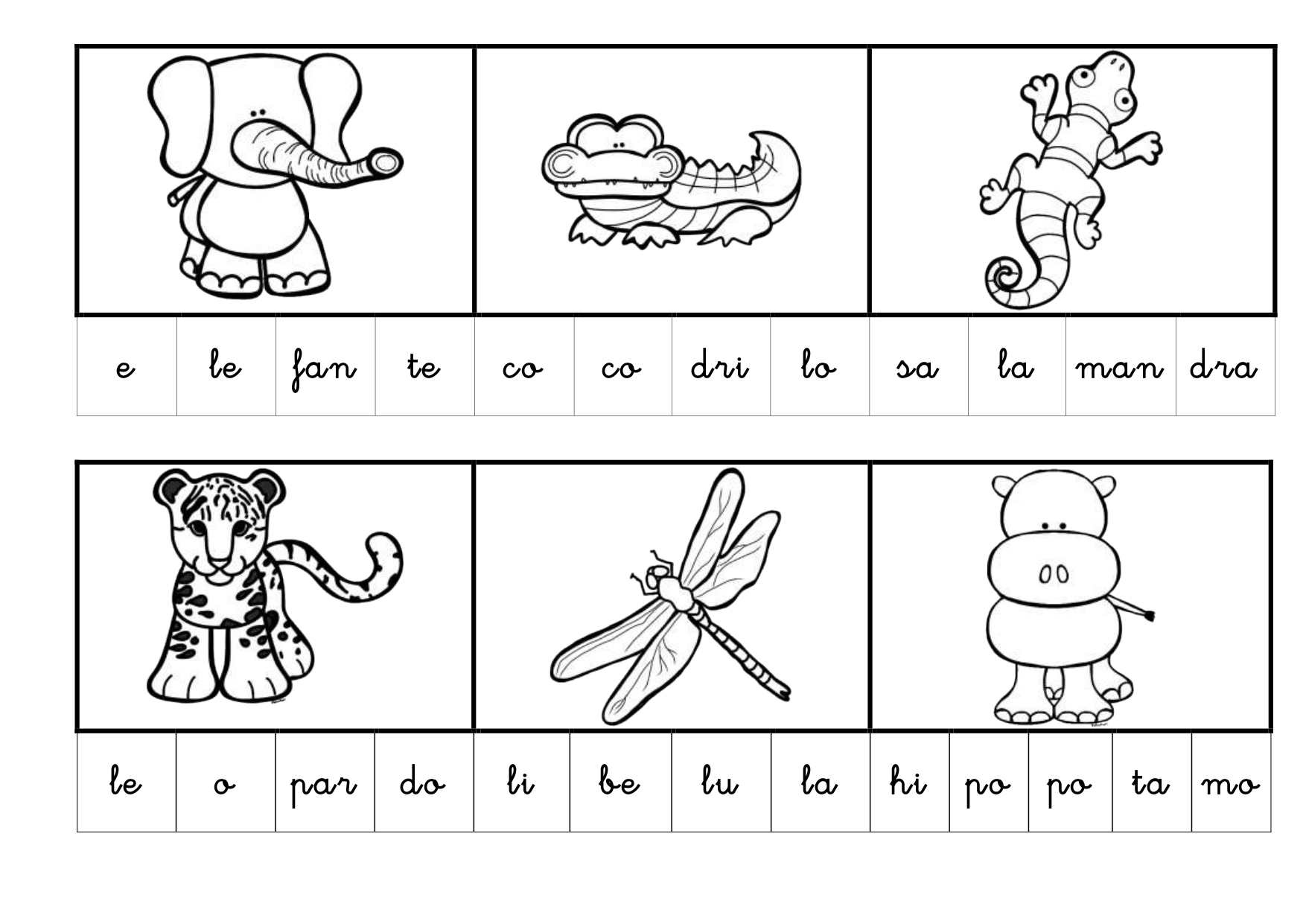 30 PUZZLES SILÁBICOS ANIMALES CONCIENCIA FONOLOGICA_page-0015 ...