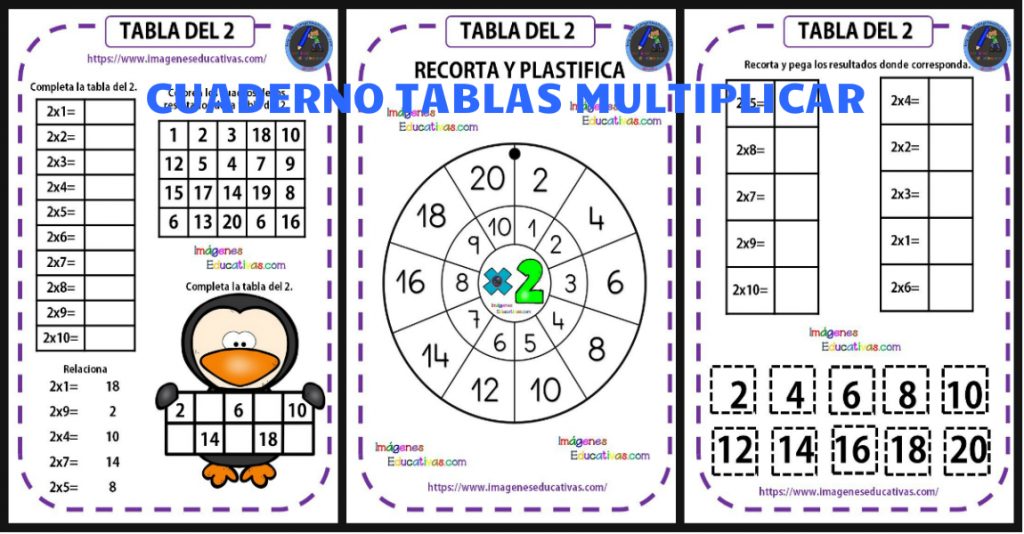 Mi Cuadernillo de las tablas de multiplicar
