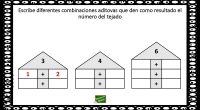 La siguiente actividad matemática tiene el objetivo de trabajar las sumas y el cálculo mental a través de la combinaciones aditivas. Hay que escribir aquellas posibles operaciones que den como […]