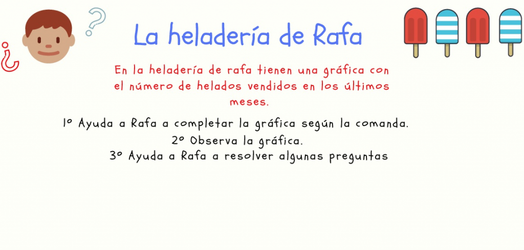 Competencias básicas La heladería de Rafa Os dejamos este sencillo material para trabajar en clase las competencias clave.