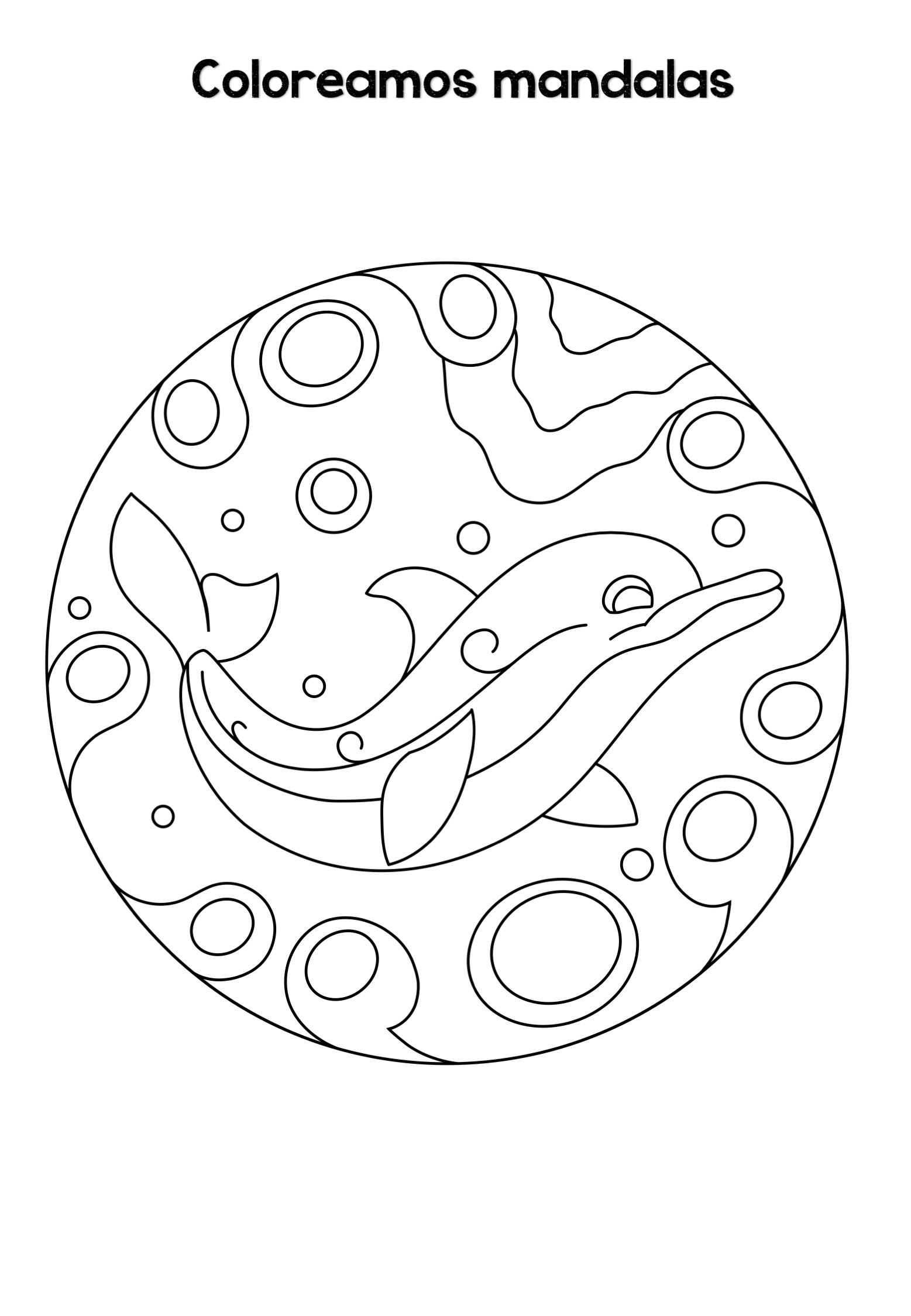 Mandalas Para Colorear De Animales Faciles Para Niños - Noticias Niños