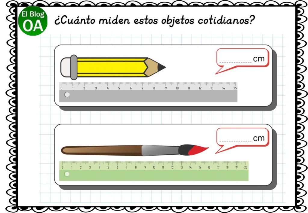 Longitud Vamos a jugar a medir objetos cotidianos - Orientacion Andujar