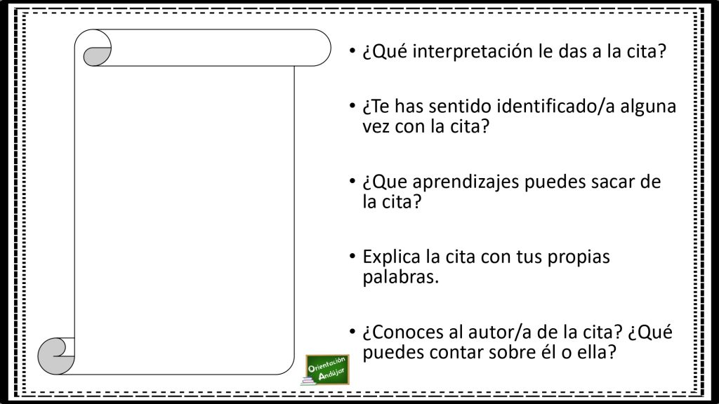 Os presentamos una nueva actividad para trabajar en la clase de lengua: el análisis de frases célebres. A través de una serie de preguntas que os hemos preparado vamos a […]