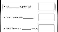 A continuación os proponemos una divertida actividad para trabajar la lectoescritura. Este ejercicio está compuesto de dos partes, la primera consiste en rellenar los huecos que hay en las frases […]