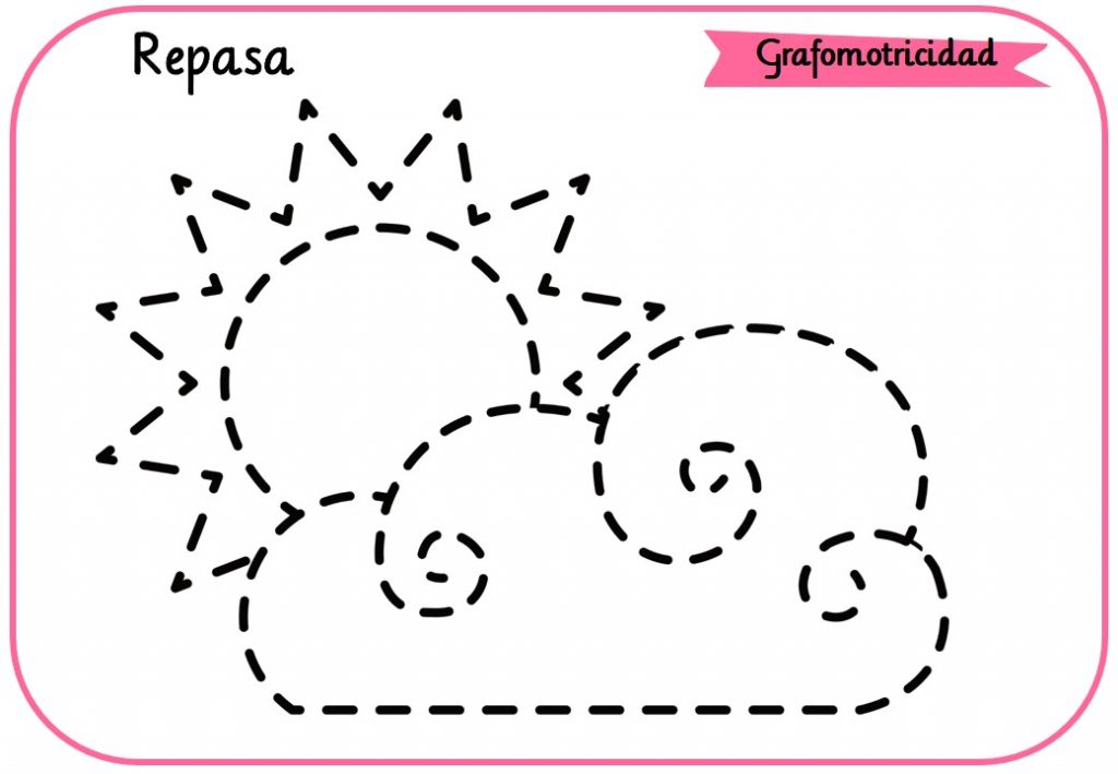 CUADERNO 1 DE GRAFOMOTRICIDAD Fantástico cuaderno totalmente original para repasar la grafomotricidad.