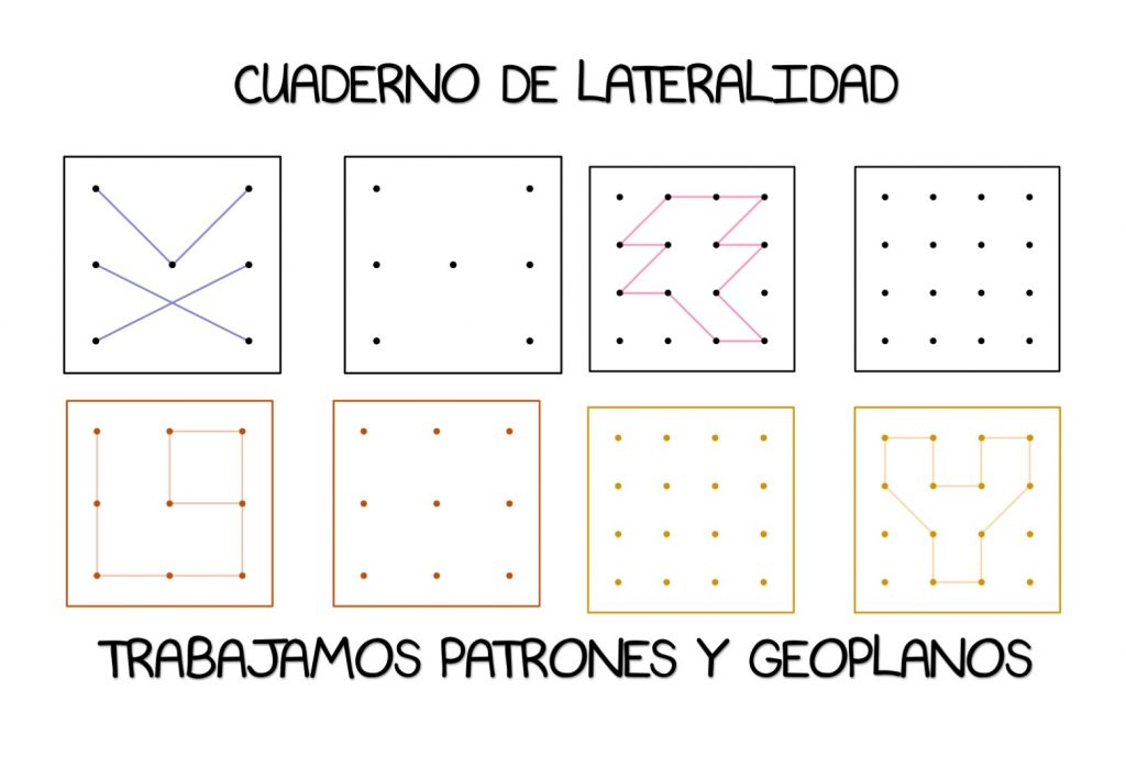 CUADERNO  1 LATERALIDAD CON REPETICION DE PATRONES La orientación espacial es una capacidad cognitiva implicada en el aprendizaje de la lectura, escritura, numeración y calculo. Una correcta orientación espacial en los niños permite un mejor aprendizaje.