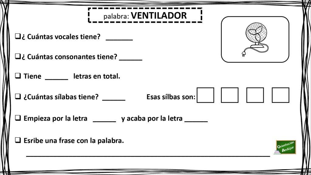 Desde Orientación Andújar os proponemos actividades como la siguiente para que nuestros peques repasen en verano la conciencia fonológica, con la peculiaridad de utilizar vocabulario veraniego para hacerlo más ameno.  […]