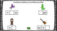 En las fichas de hoy se han perdido algunas sílabas, pero no te preocupes porque hay unos divertidos dibujos para ayudarte a averiguar cuál es la que falta.  Esta actividad […]