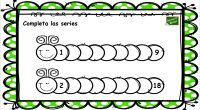 Con estos divertidos gusanos vamos a practicar las series numéricas. Ejercicios como éstos hacen más amenos el aprendizaje de las matemáticas que en algunas ocasiones pueden resultar complejo.