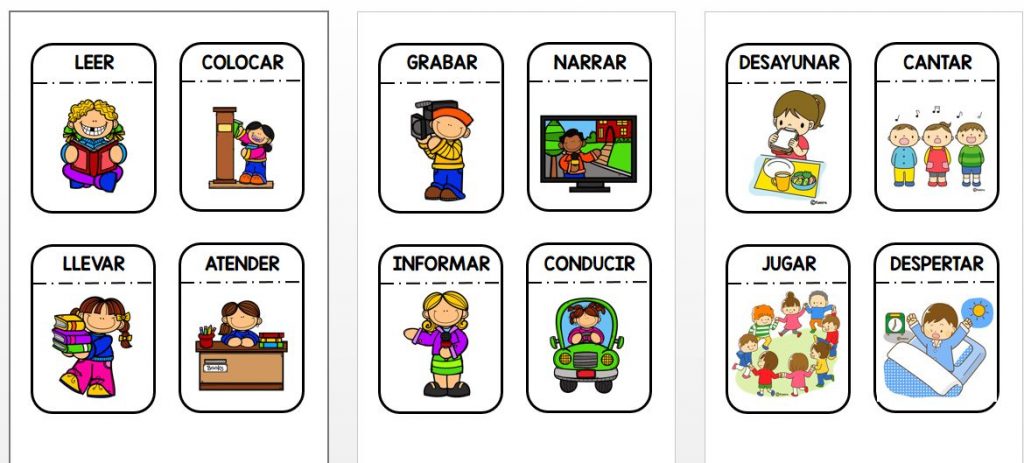 Os hemos preparado 100 tarjetas para trabajar los verbos en nuestra clase de una forma manipulativa, con ellos podemos contar historias hacer oraciones y frases, describir acciones, etc. . Material […]