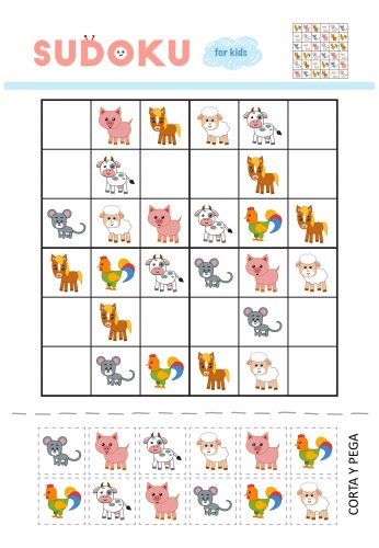 motricidad y SUDOKUS y -Orientacion Andujar