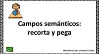 Un campo semántico es un grupo de palabras que están relacionadas por su significado. En esta ocasión, vamos a trabajar los campos semánticos a través de una divertida actividad manipulativa. […]