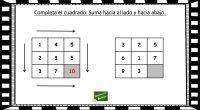 Sencilla actividad matemática para practicar el cálculo mental a través de sumas. 