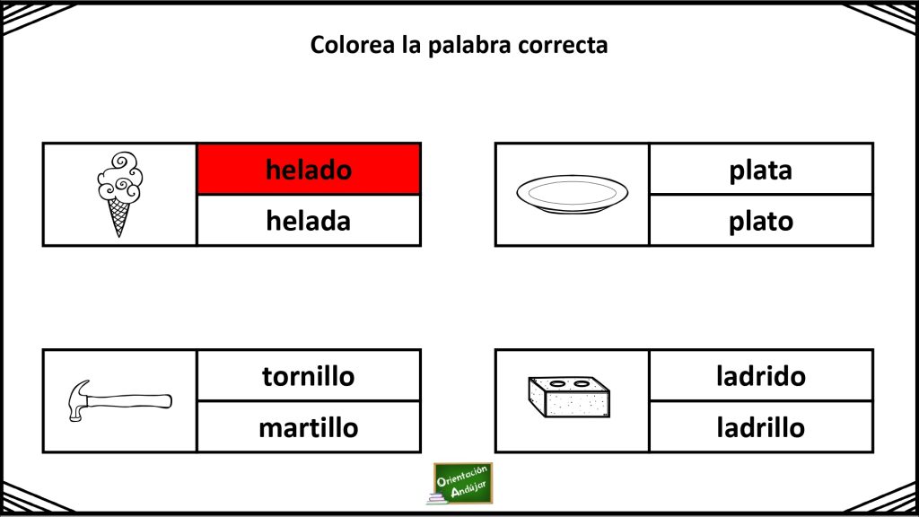A continuación, os traemos una actividad para desarrollar la conciencia fonológica  y semántica a través del juego con tarjetas. En estas tarjetas aparecen un dibujo y hay que señalar cual […]