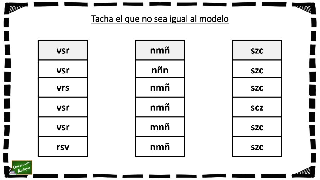 Las actividades de percepción visual elaboradas por Orientación Andújar, están pensadas tanto para adultos como para niños ya que fomentan la discriminación visual y la percepción de diferencias.