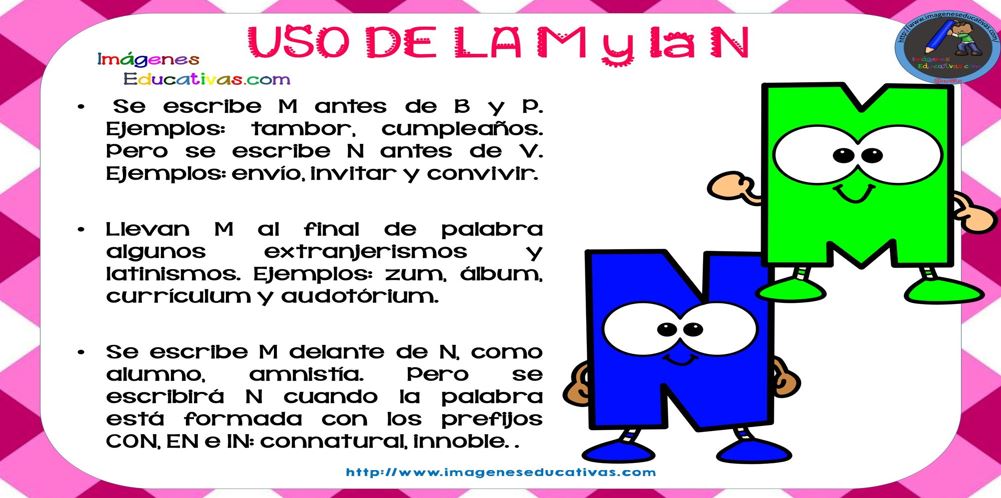 Laminas con reglas de ortografía sencillas para los mas peques Reglas de ortografía básica para los niños