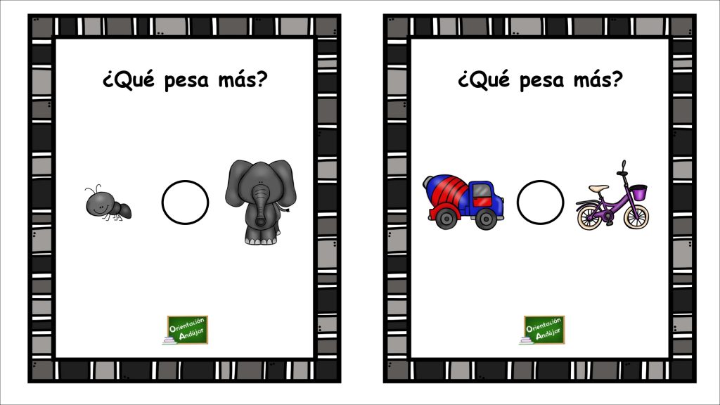 Para trabajar las magnitudes os proponemos este tipo de actividad que basada en el juego tiene como objetivo comparar entre dos imágenes el peso de cada una y señalar a […]