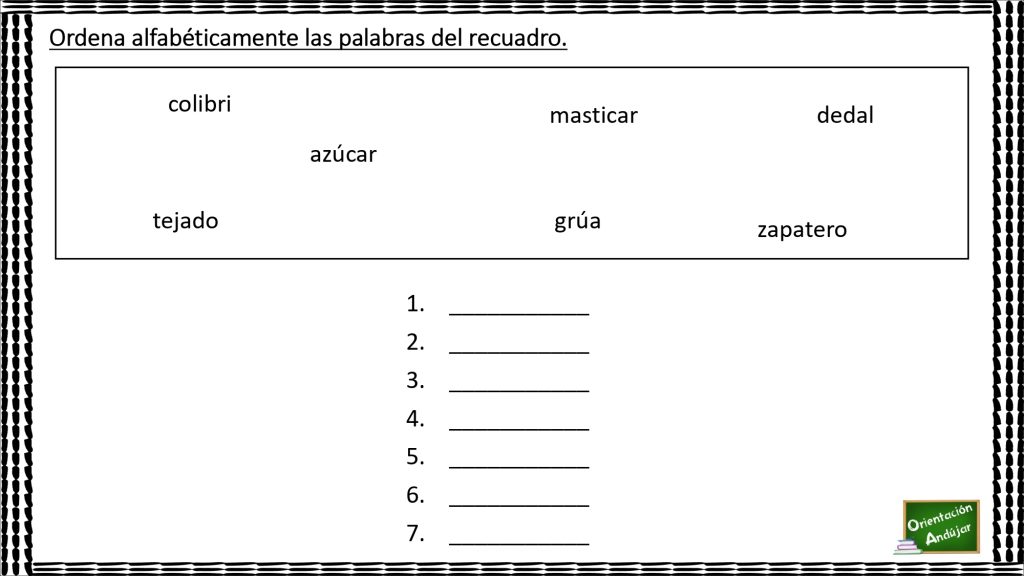 Ordenar las palabras alfabéticamente puede resultar algo complicado a nuestros alumnos, por ello es importante trabajar esta tarea a través de ejercicios como el que traemos a continuación. Este tipo […]