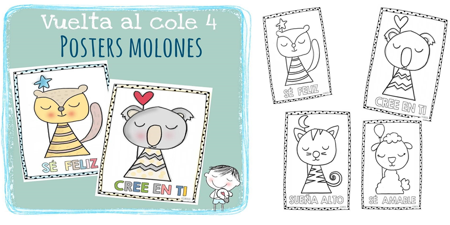No me puede gustar más este material para los primeros días ?? Con estos posters molones trabajamos ?️Motricidad fina al colorearlos ?️Mensajes positivos. Cada uno escoge el que más le […]