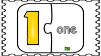 Colección de divertidas fichas para aprender los números en inglés. Recorta y pega los números correctamente. 