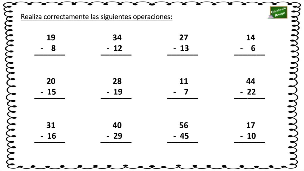 A continuación, os dejamos una colección de restas de dos cifras lista para descargar e imprimir. Os recordamos que hace unos días os dejamos una colección similar de sumas de […]