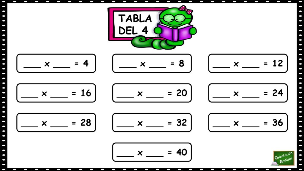El siguiente ejercicio matemático es un recurso de apoyo para el aprendizaje de las tablas de multiplicar para Primaria; una divertida actividad que convierte el comienzo del aprendizaje de las […]