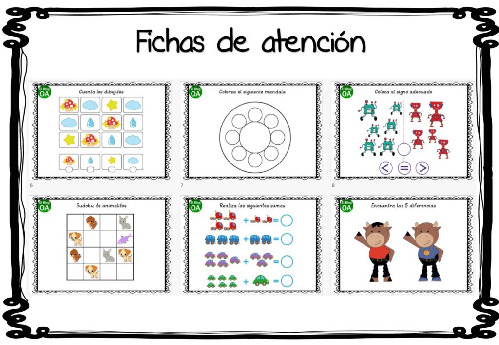 Os compartimos este gran recopilatorio de materiales y actividades con las cuales vamos a trabajar diferentes funciones ejecutivas como son la atención selectiva, atención mantenida,  la memoria, estimulación cognitiva la […]