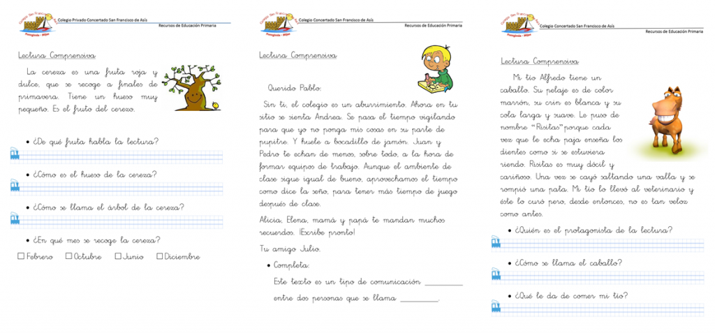 50 fichas para trabajar la comprensión lectora. Están diseñadas para comenzar con un grado de dificultad mínimo y son geniales para afianzar la comprensión en vez de la lectura mecánica. […]