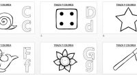 Hoy compartimos estas divertidas fichas para que nuestros aprendan las letras del abecedario mientras se divierten coloreando y practicando el trazo y la motricidad fina.