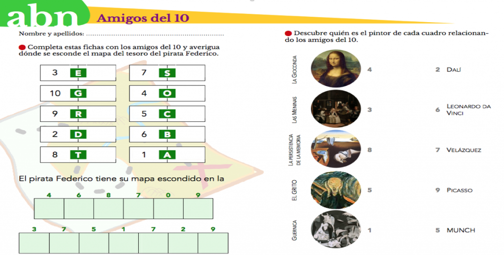 Los AMIGOS del 10, 100, 1000 y 10.000 es una idea del Método ABN que nos está funcionado muy bien con nuestros estudiantes en clase. Los amigos del 10 son las […]