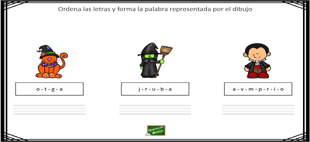 Os traemos unos fantásticos ejercicios para trabajar la atención y la comprensión lectora de los niños. En este cuadernillo en formato PDF, los niños deberán formar palabras a partir de las letras […]