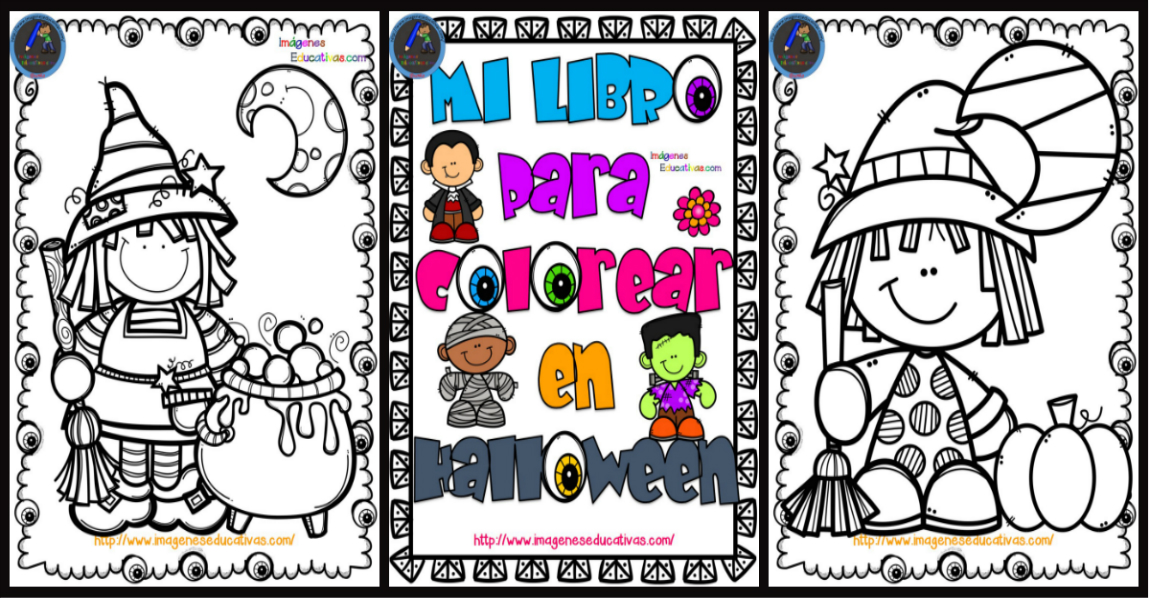 Mi Álbum de Colorear en Halloween -Orientacion Andujar Mi Álbum de Colorear en Halloween -Orientacion Andujar