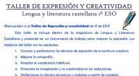 Este taller se incluye dentro de la asignatura de Lengua y Literatura Castellana y pretende ser un instrumento de trabajo para mejorar la expresión. Los objetivos del taller son los […]