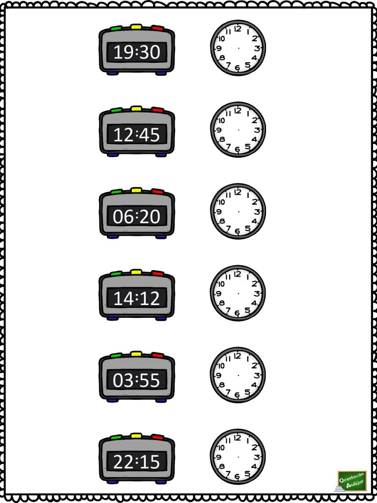 Interpretar la hora analógica suele ser una habilidad difícil de dominar para los niños. Las actividades que os propongo ayudan a familiarizarse con los relojes y a tener práctica con […]