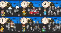 Los esqueletos Canción infantil CUANDO EL RELOJ MARCA LA UNA LAS CALAVERAS SALEN DE SU TUMBA CHUMBALA, CACHUMBALA, CACHUMBALA (BIS) CUANDO EL RELOJ MARCA LAS DOS LAS CALAVERAS MIRAN EL RELOJ CHUMBALA, CACHUMBALA, CACHUMBALA […]