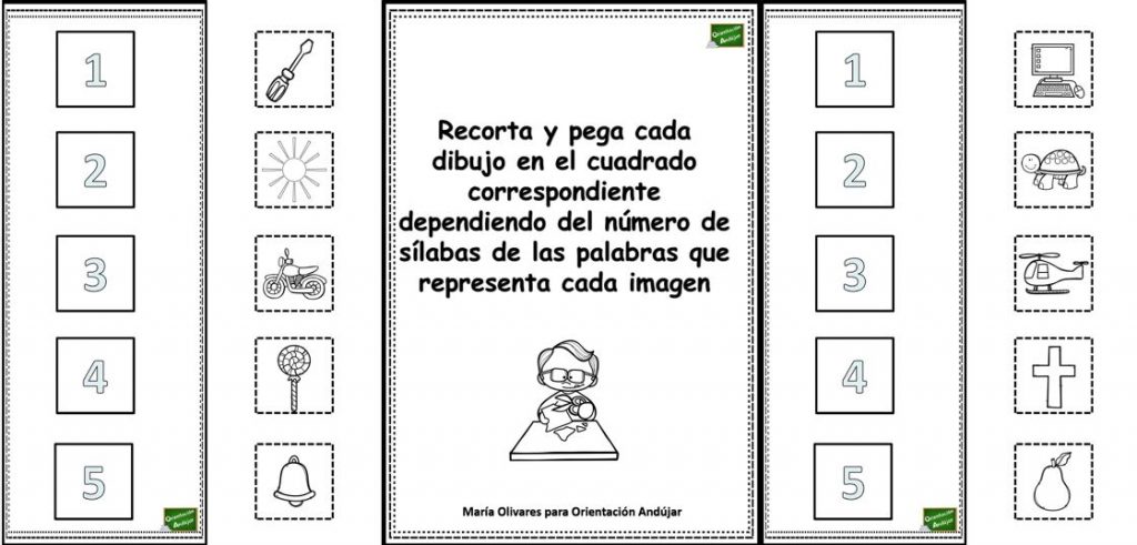 Os dejamos esta divertida actividad para trabajar la conciencia fonológica, haciendo segmentación silábica de diferentes palabras combinándola con unos ejercicios de recortar y pegar que tanto gustan a nuestros estudiantes. […]