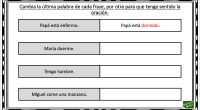 Nueva actividad para repasar en el aula la conciencia léxica. Es importante que los niños comprendan la función que desempeñan las palabras dentro de una oración.