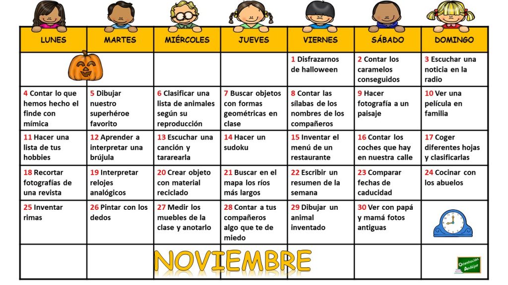 Al igual que hemos hecho en los dos últimos meses, os dejamos un nuevo calendario de inteligencias múltiples con el mes que empieza. Este calendario tiene como finalidad aportar información […]