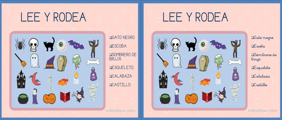 Lee y rodea versión español y versión en inglés con la temática que nos acompaña este mes de Octubre que es el monstruoso Halloween!!!! Ojalá os guste mucho muchísimo! lee […]