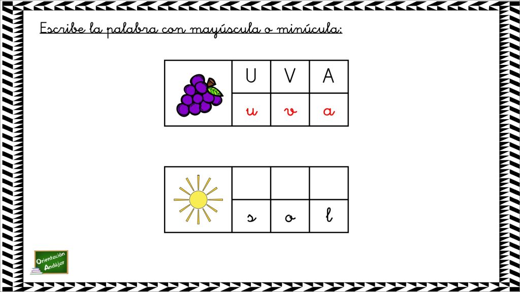Aprender a escribir correctamente las mayúsculas y minúsculas es importante tanto para la escritura como para la comprensión lectora. A continuación os dejamos un ejercicio para practicar la escritura e […]