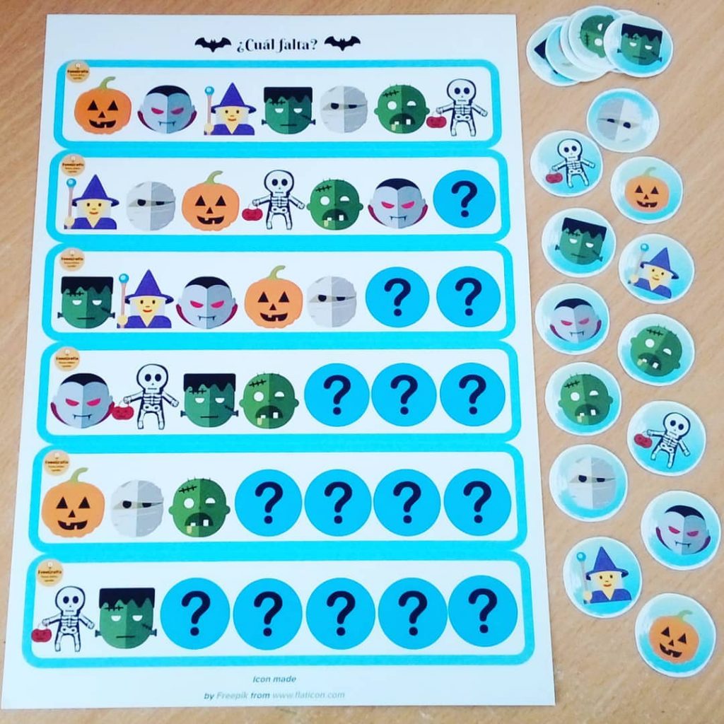 uen viernes!? Hoy les dejo una mini actividad de Halloween! Se trata de ir viendo qué personajes van desapareciendo! Un recurso para trabajar la atención y discriminación visual! DESCARGA LA […]